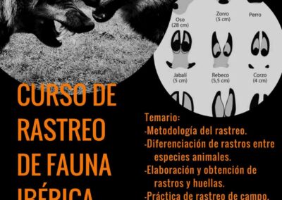 CURSO DE RASTREO DE FAUNA IBÉRICA – 7 y 8 de Abril